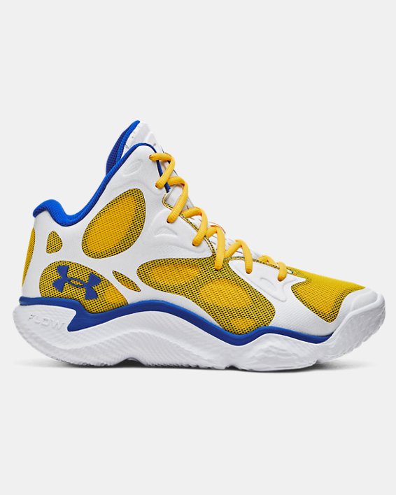 Unisex Curry Spawn FloTro Basketball Shoes in White image number 0
